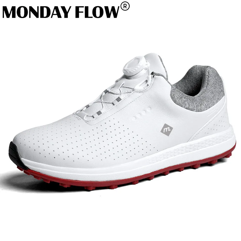 

Monday Flow Men's Golf Shoes Cleats Comfortable Outdoor Training Walking Sneakers Men's Golf Training Shoes 40-47