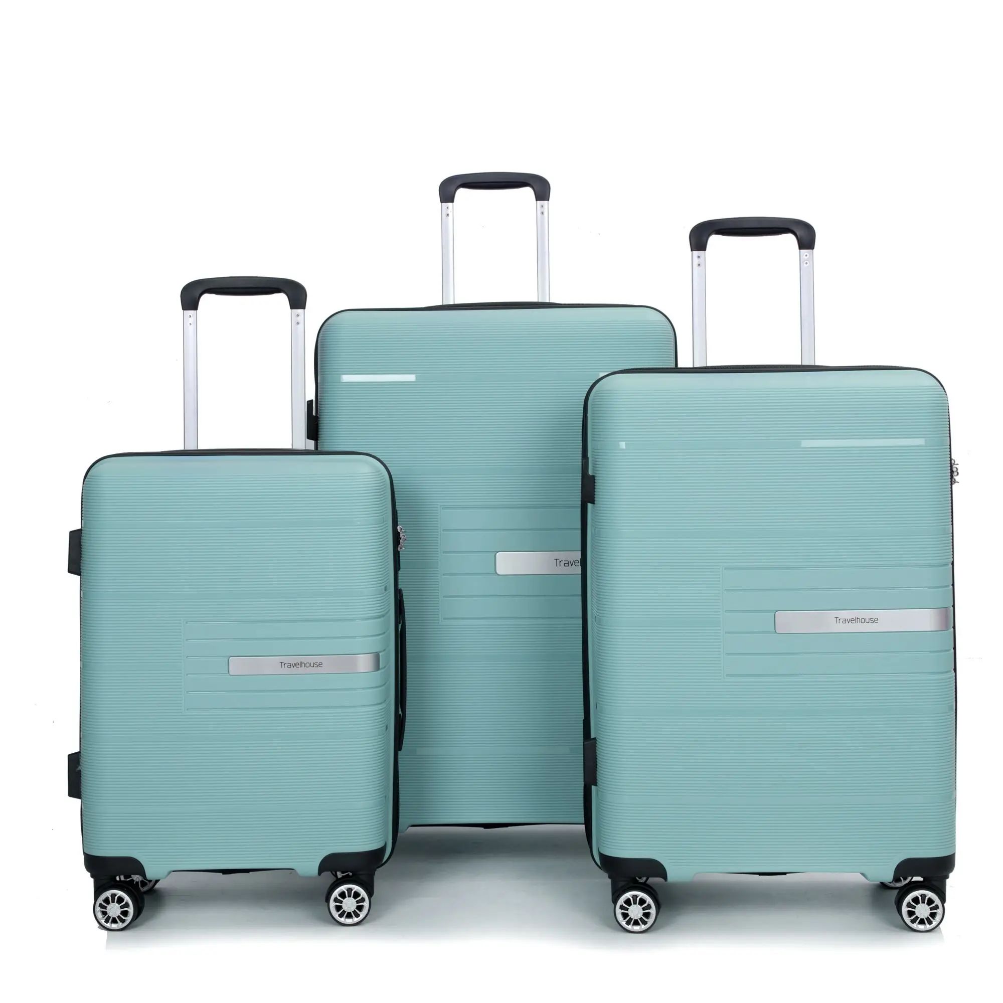 

Hardshell Suitcase Double Spinner Wheels PP Luggage Sets Lightweight Durable Suitcase with TSA Lock,3-Piece Set (20/24/28) , Lig