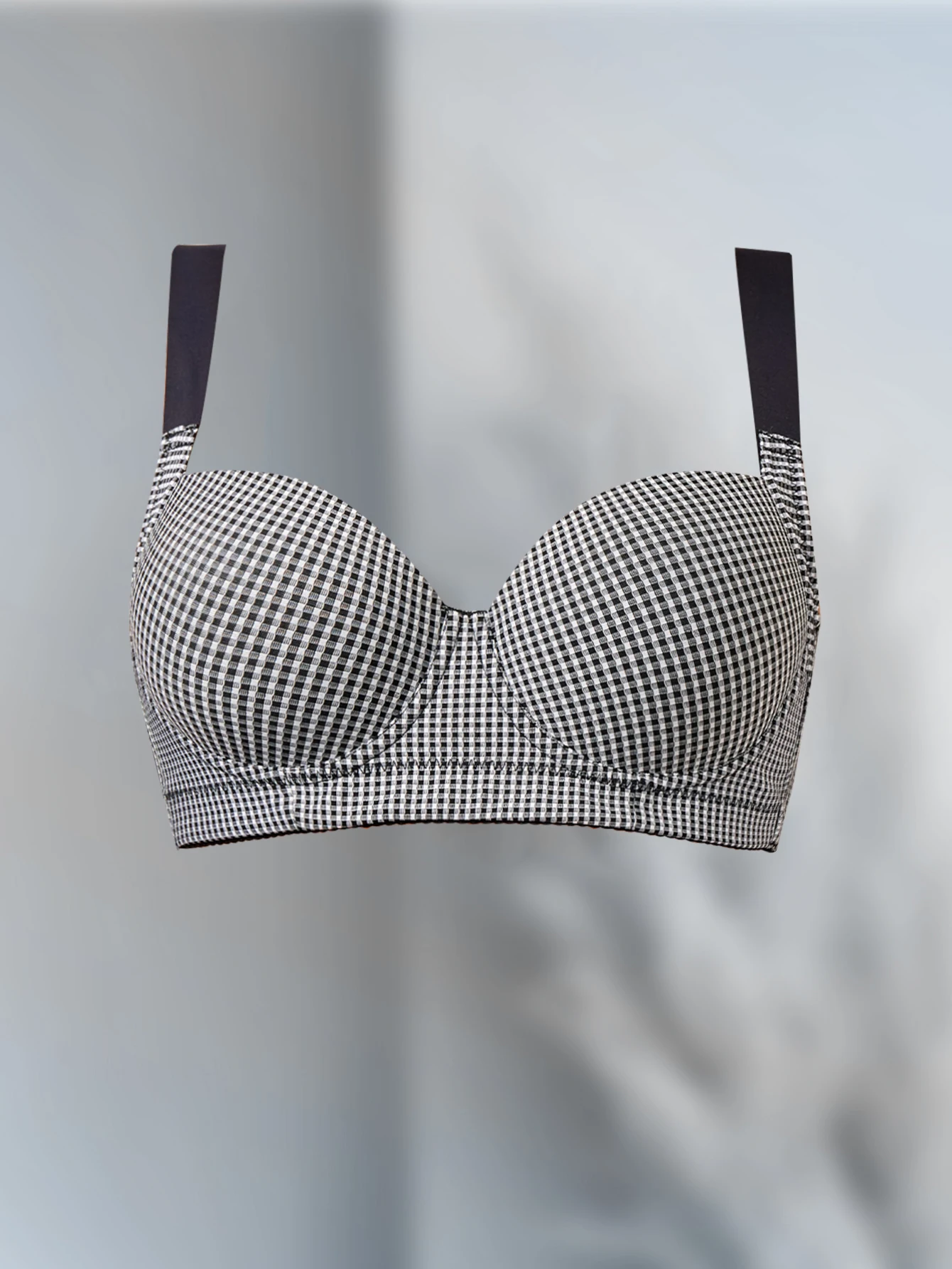 حمالة صدر منقوشة بالشبكة مع دعم رفع لمنع الترهل، قابلة للتعديل لملائمة مخصصة، مريحة ضد الجلد،