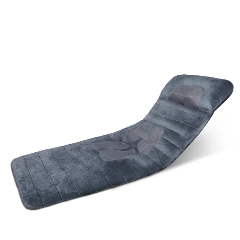 

Новая модель вибрационного массажного коврика для всего тела с 12 массажными головками, пультом дистанционного управления и складной конструкцией.