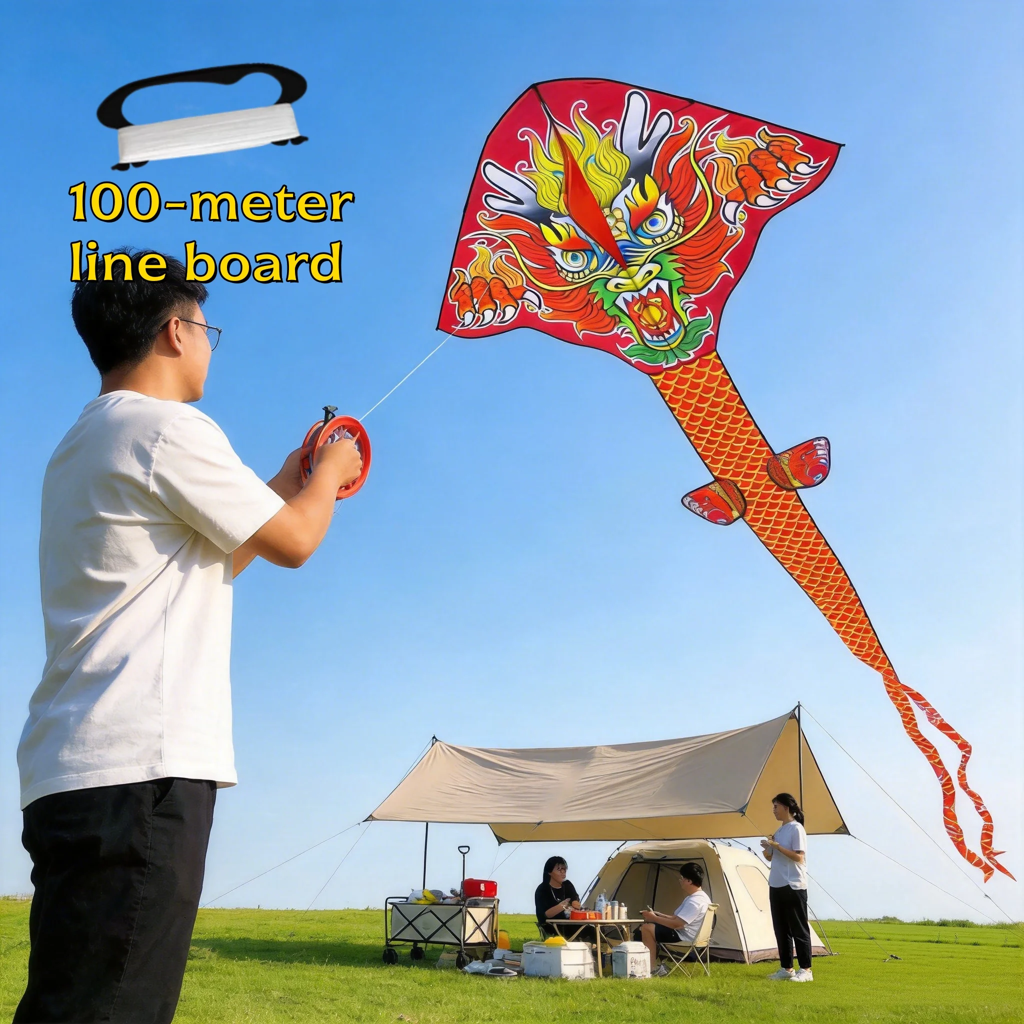 This new dragon kite is easy t - Outdoor Camping Activities For Adults 评论和价格