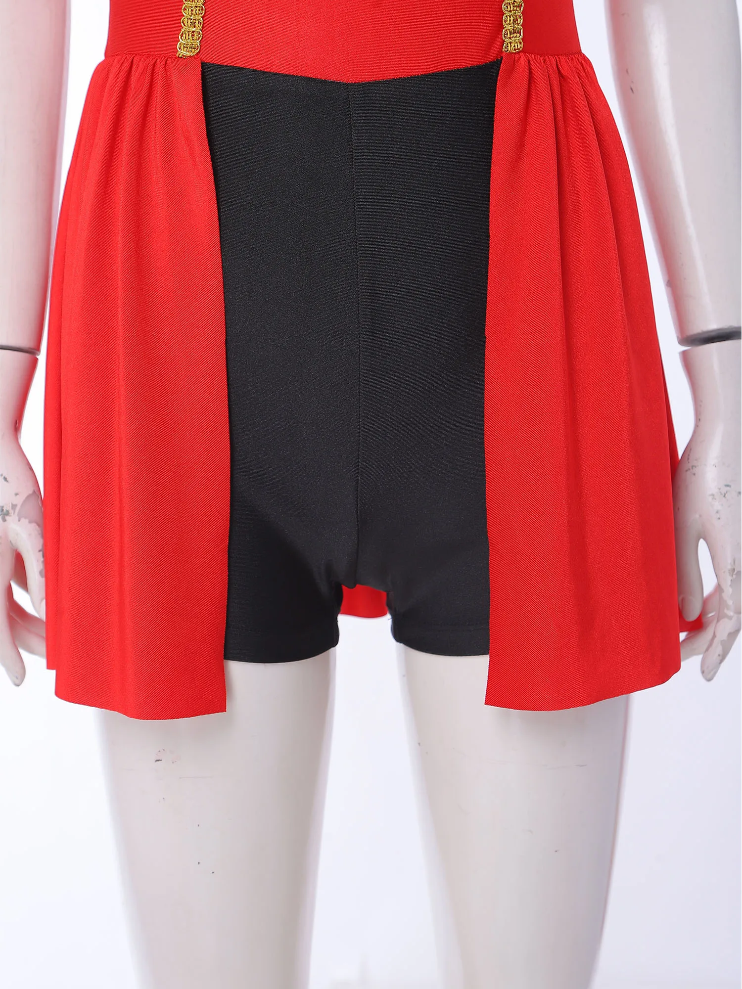 Zirkusdirektor-Cosplay-Kostüm für Damen, langärmelig, glänzende Pailletten, Quasten-Body, Karneval, Party, Rollenspiel, Overall, Clubwear – Detail 25