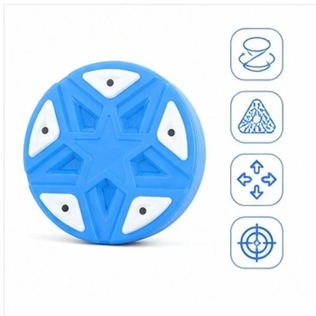 puck-de-hoquei-de-rolo-oficial-azul-multifuncional-para-treino-e-jogo-de-hoquei-de-rua-jogos-de-interior-e-exterior
