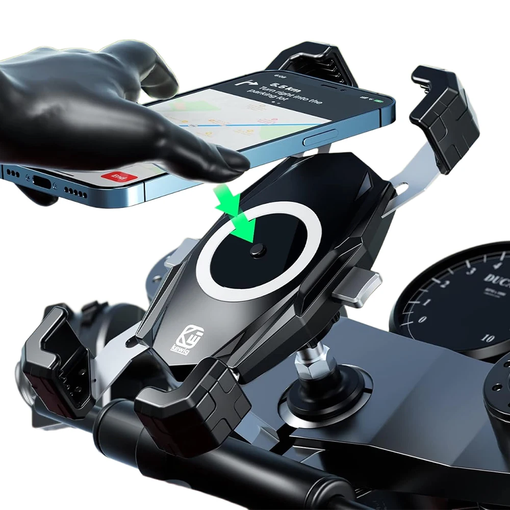 

Держатель для телефона на мотоцикле, вилка, руль 1S, автоматическая блокировка и выпуск, подходит для выноса вилки диаметром 12-25,4 мм