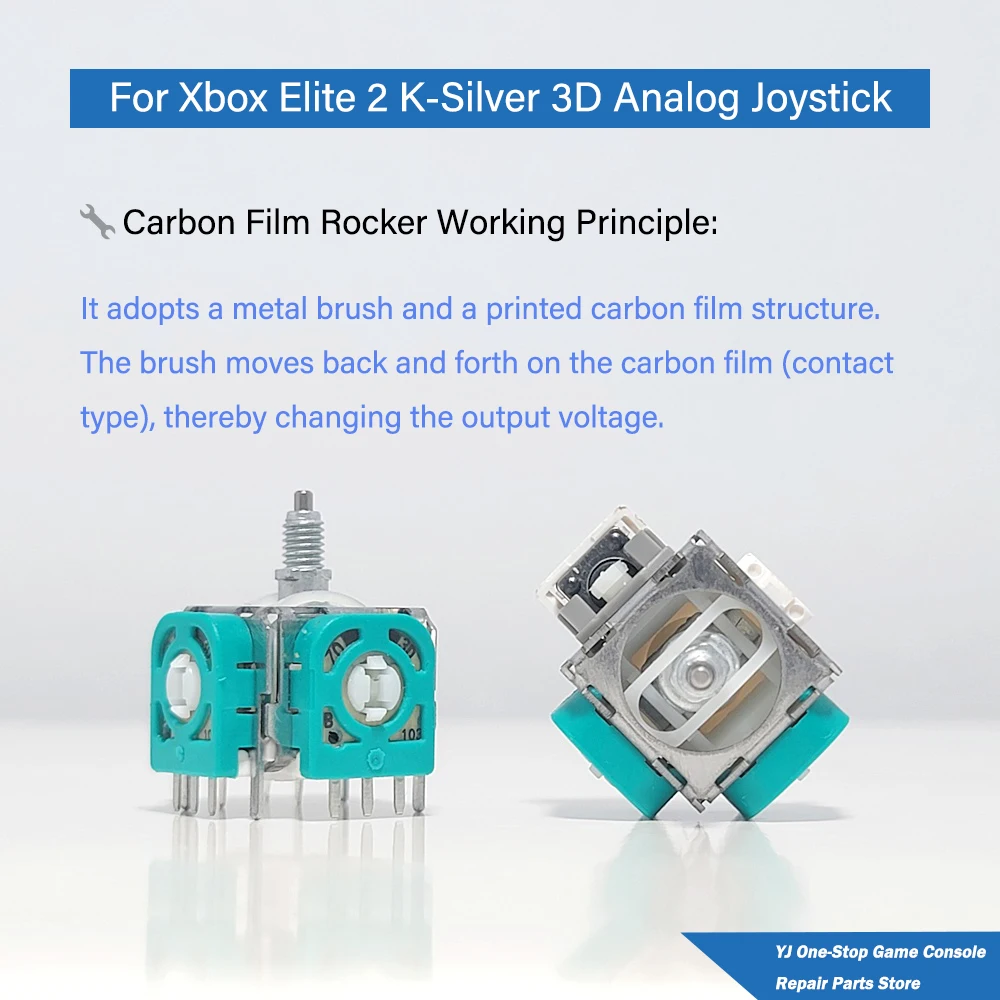 

2/10pcs for Xbox Elite 2 Controller TMR Joystick Tunnel Magnetic Resistance Hall Effect Joystick 3D Analog Stick Carbon Joystick