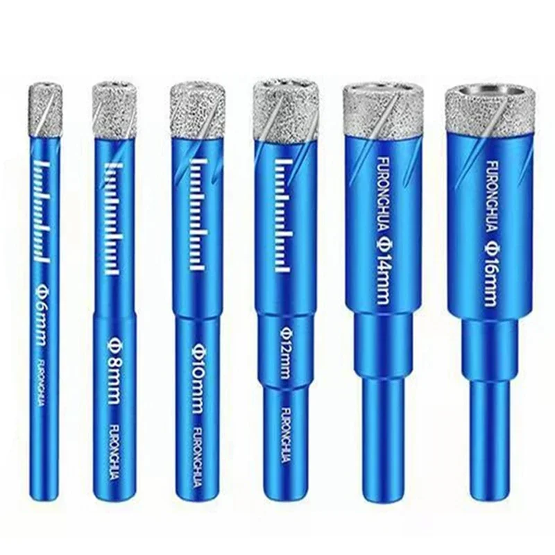 Diamante Revestido Broca Telha Broca de Vidro de Mármore Furo Cerâmico Casa Aberta Perfuração Seca Peças mm mm 10 mm 12 mm 14 mm 16 mm
