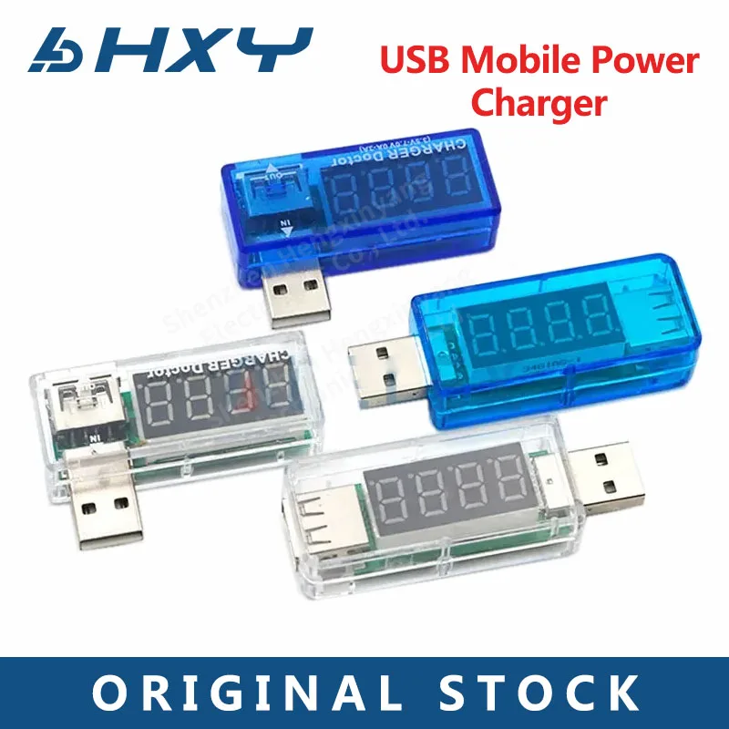 Digital USB, corriente de carga móvil, medidor de voltaje, Mini cargador USB, doctor, voltímetro, pantalla LED