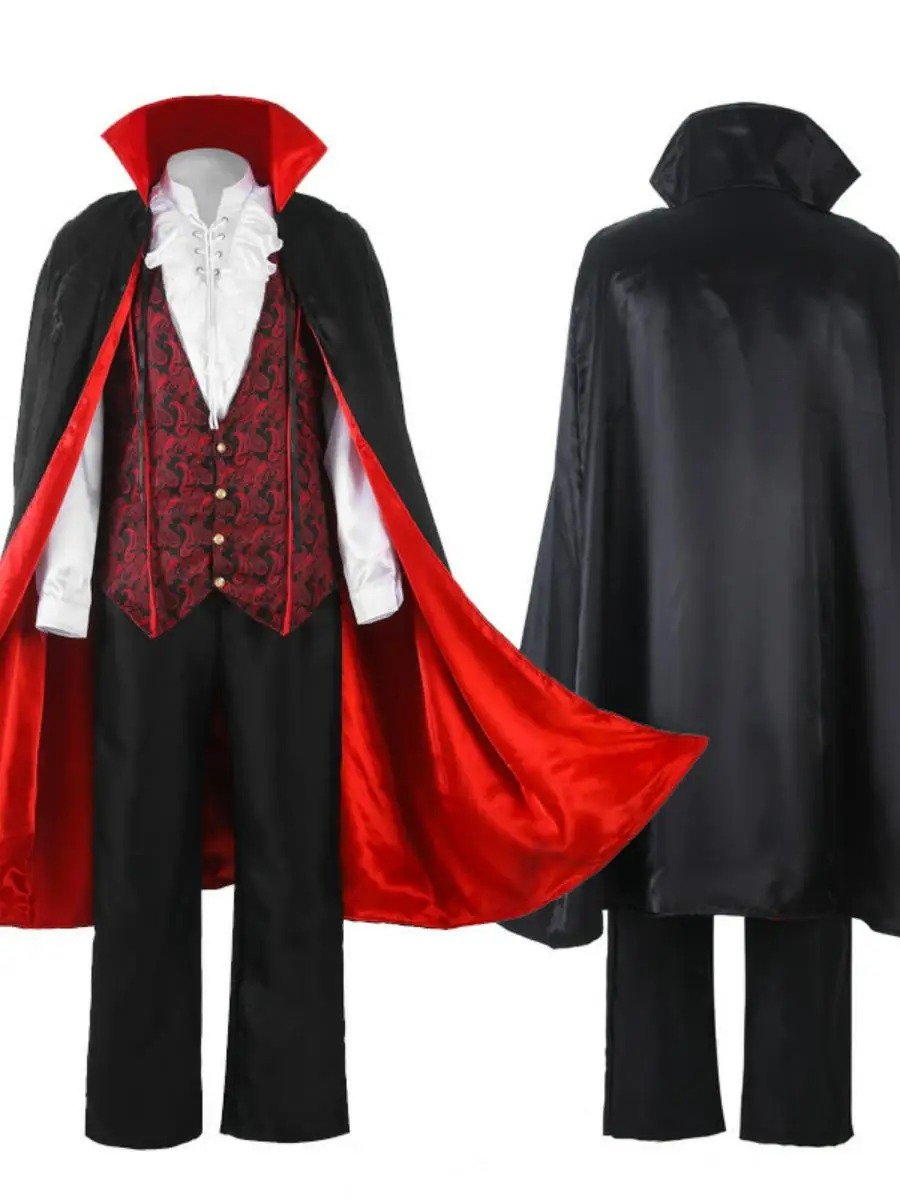 

Новый костюм для косплея на Хэллоуин, мужской костюм принца дьявола для взрослых, взрывной костюм принца дьявола, одежда для пар