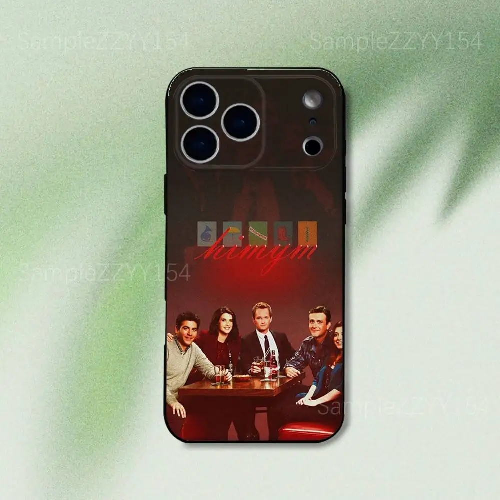 HIMYM How I Met Your Mother Phone Case For iPhone 17,16,15,14,13,12,Pro,Max,Plus,E,SE4,Air,Mini Black Soft Funda