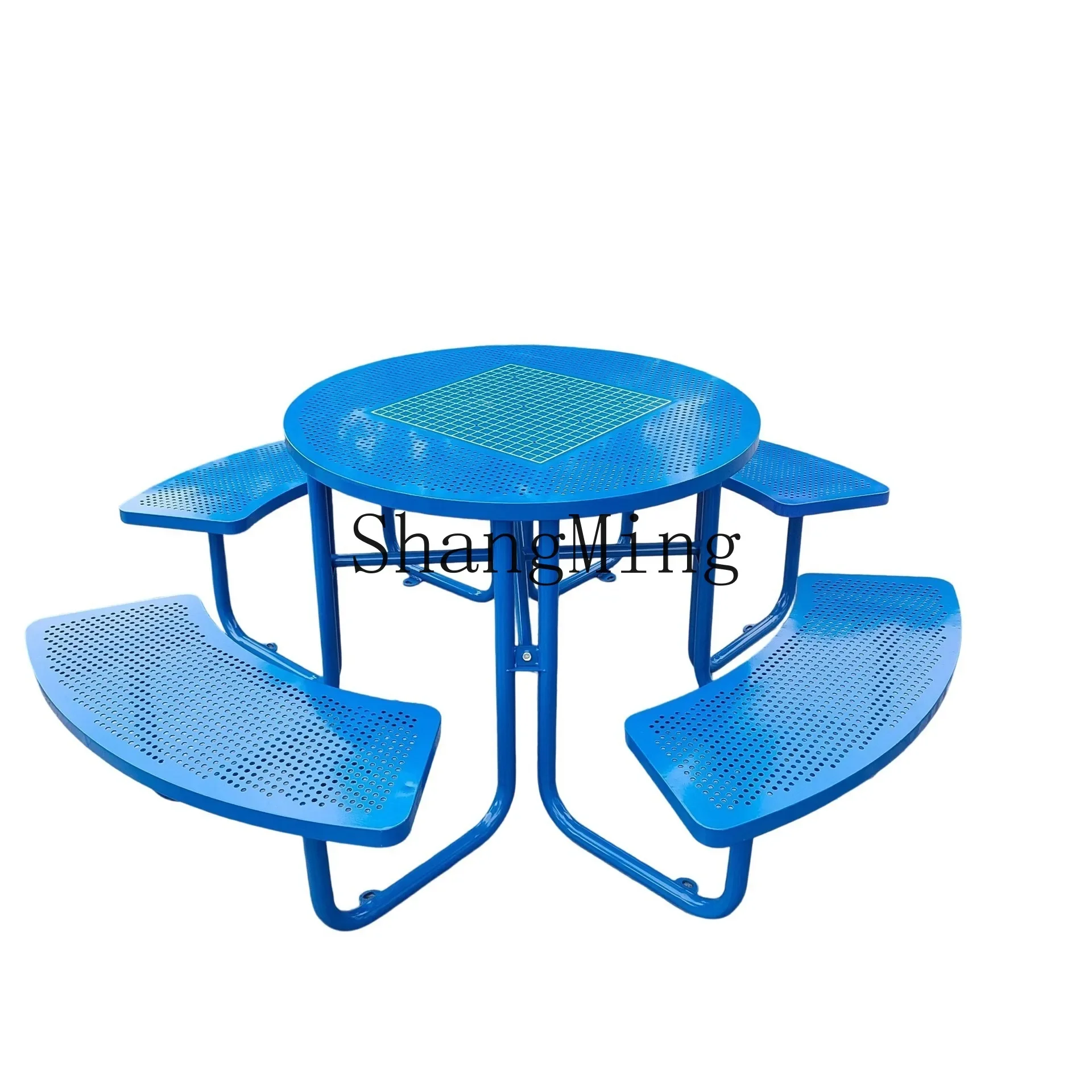 

FG community wrought iron leisure table and chair combination metal table and chair restaurant outdoor open-air metal