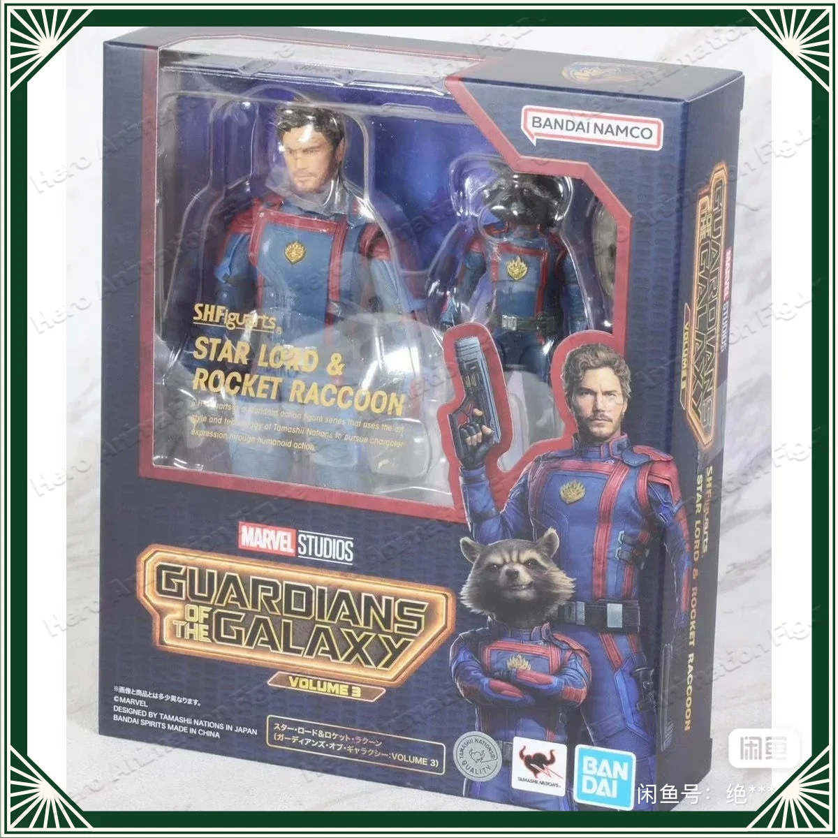 

Bandai Original Guardians of The Galaxy Aime SHF Volume Figure 3 Star Lord Rocket Raccoon Action Figure Model Chico Gift Toys