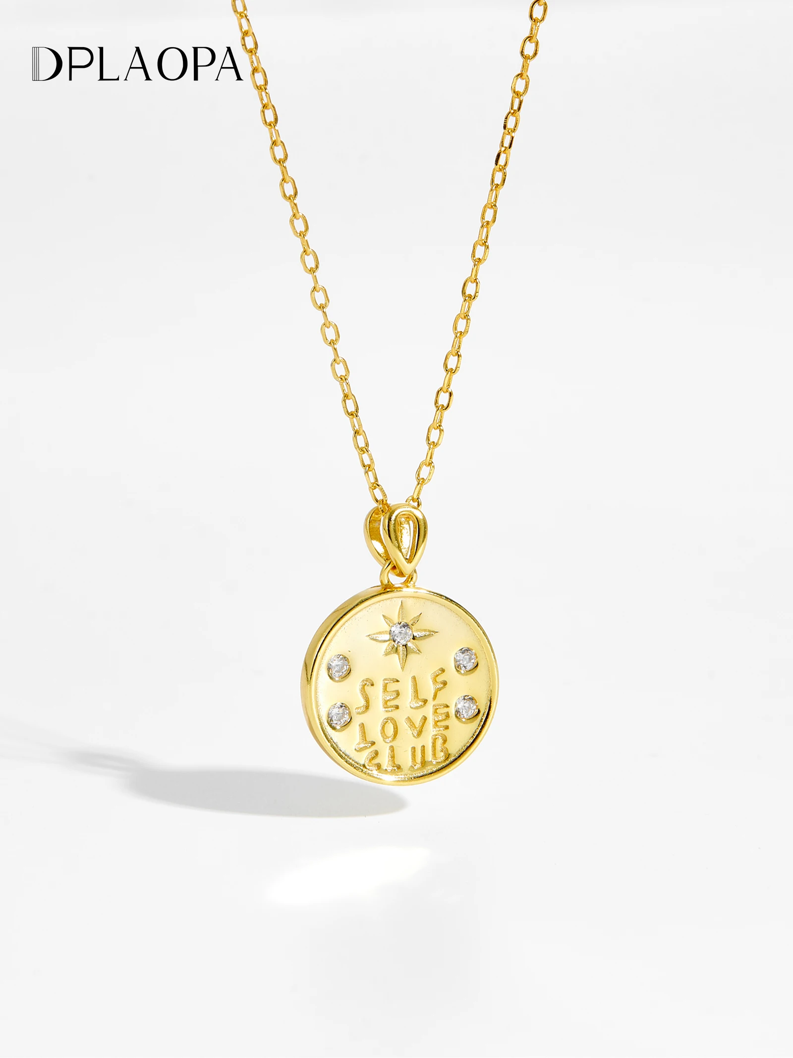 

DPLAOPA Women 925 Sterling Silver Rock Punk Circle Pendant Luxury 2025 Luxury Fine Trendy Party Birthday Gift Jewelry