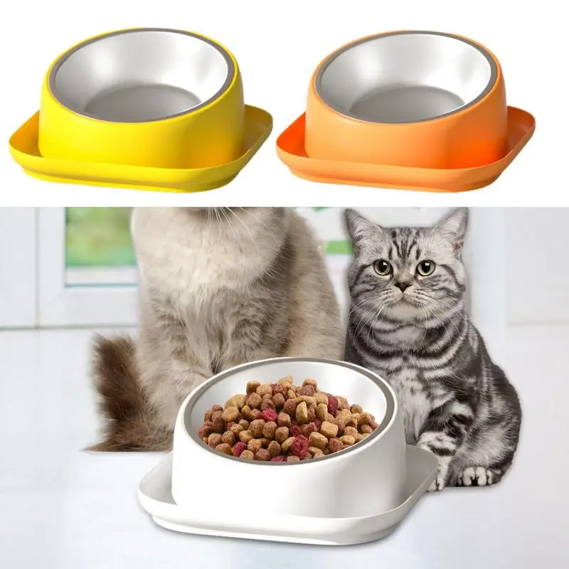 Raised Cat Bowl Elevated Dog Bowl Cat Feeding Bowl Anti Slip Anti Noise Raised Dog Bowl Pet Feeding Bowl Set Pet bowl Supplies