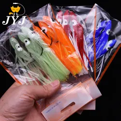 JYJ Artificial 1 bag  ocean fishing string hooks, octopus sabiki snapper rigs , Sea Grouper pink sailfish lure bottom bait