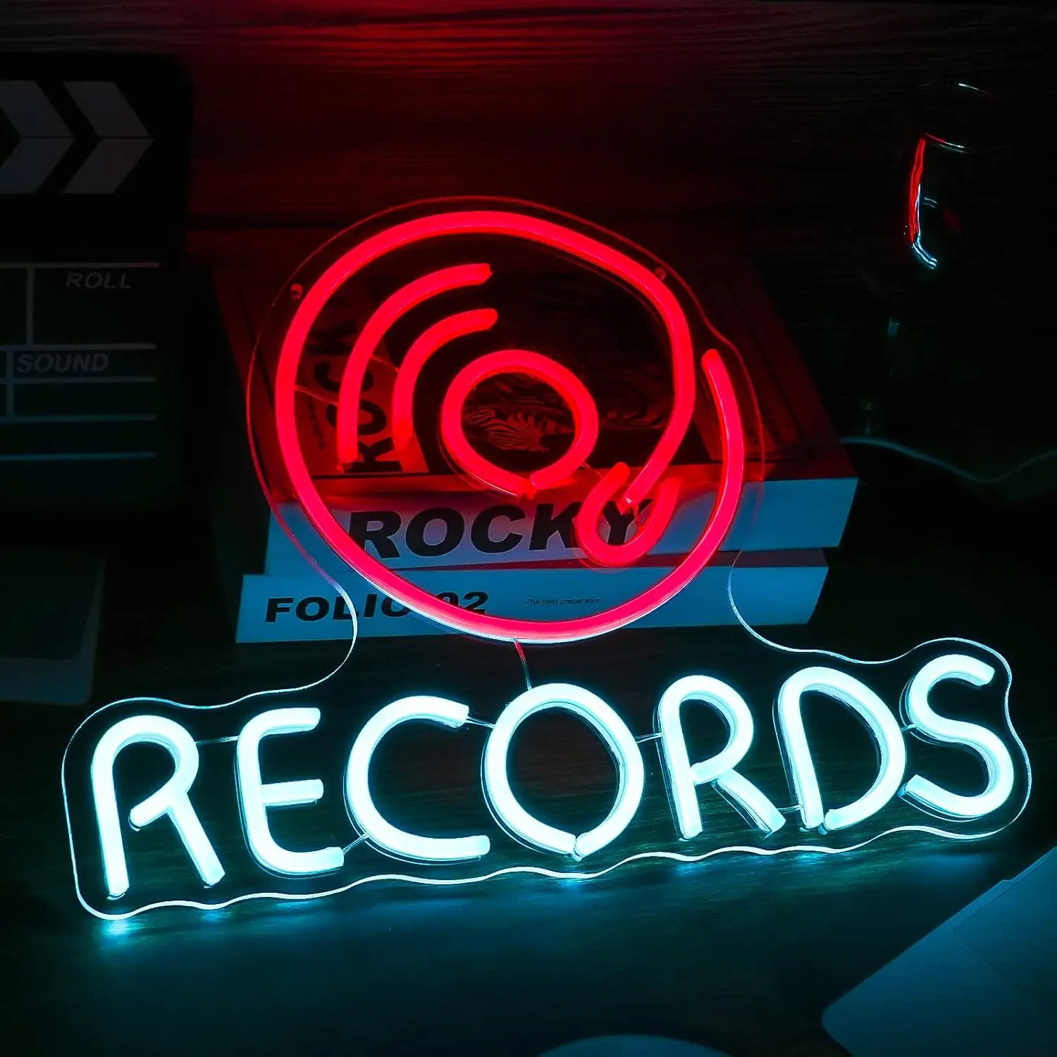 

Vinyl Records Neon Sign Room Decor Energize Your Space With Magical Ambiance For Wall Decor Aesthetic Grunge 5/12V USB Dimmable