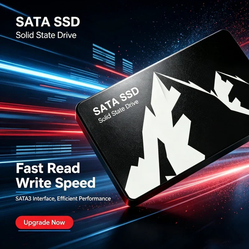 2.5 Inch SATA3 Internal SSD 500GB 1TB 2TB 4TB Solid State Drive High Speed Storage for Laptop Desktop Computer