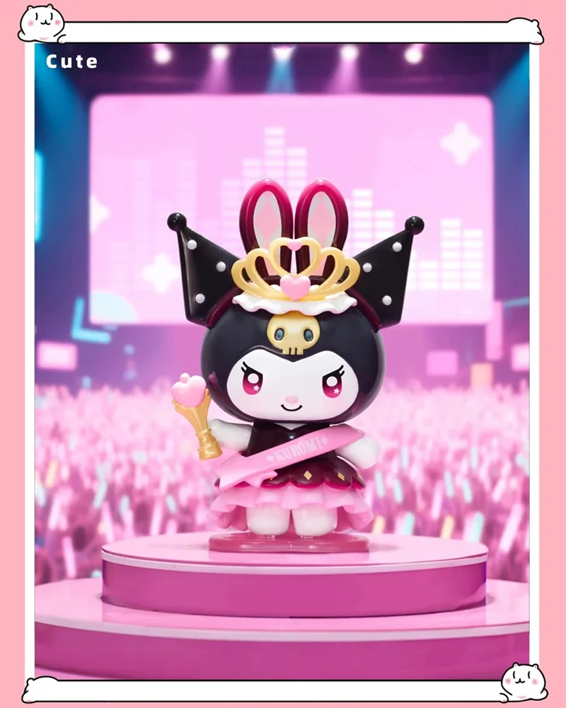 Nieuwe Kuromi Sparkling Idol Serie Blind Box Speelgoed Verrassingscadeau Model Cartoon Collectie Desktop Ornament Pop Kinderspeelgoed