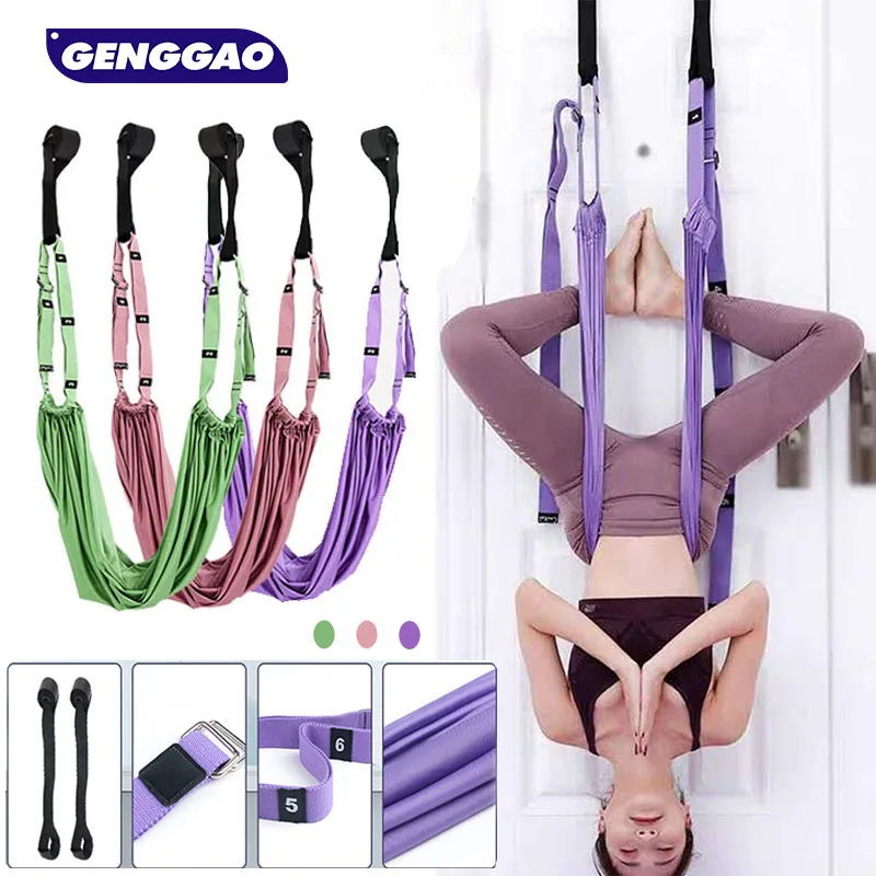 Yoga Strap for Stretching, Leg Stretcher Pilates Equipment for Home Gym,Back Bend Assist Trainer Waist Flexibility Workout Bands