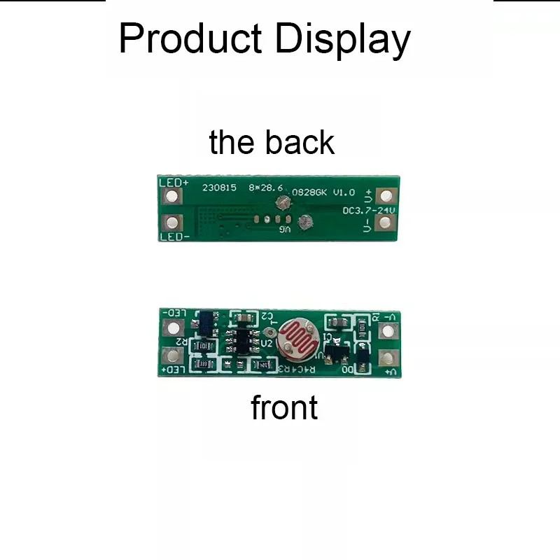 LED-Schalter mit Fotozelle, automatische Ein-/Ausschaltung