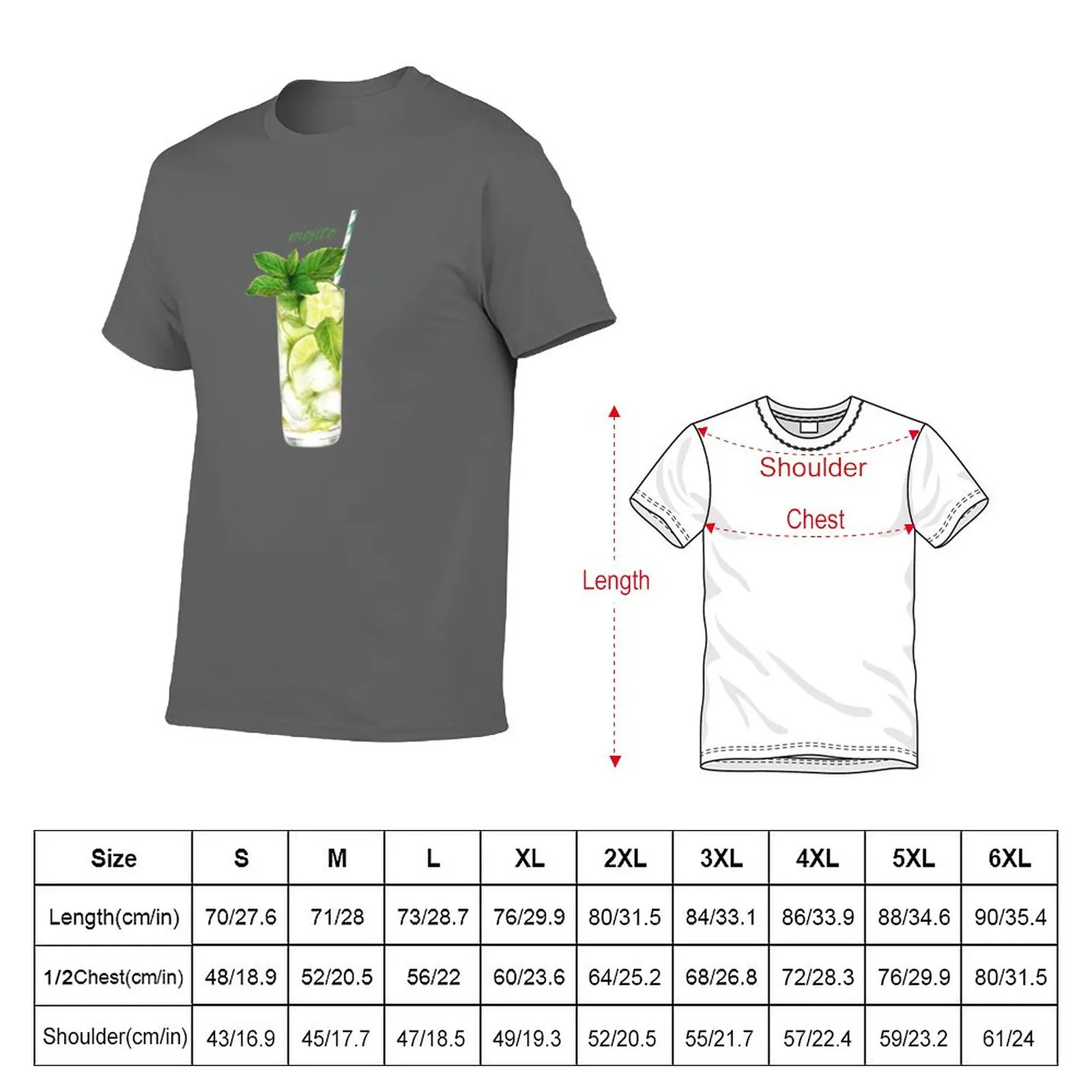 New Mojito T-Shirt tops heavyweight t shirts boys t shirts big and tall t shirts for men