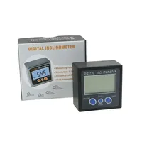 360 Degree Electronic Level Box Mini Digital Protractor Inclinometer Angle Finder Bevel Meter Magnetic Base Measuring Tools