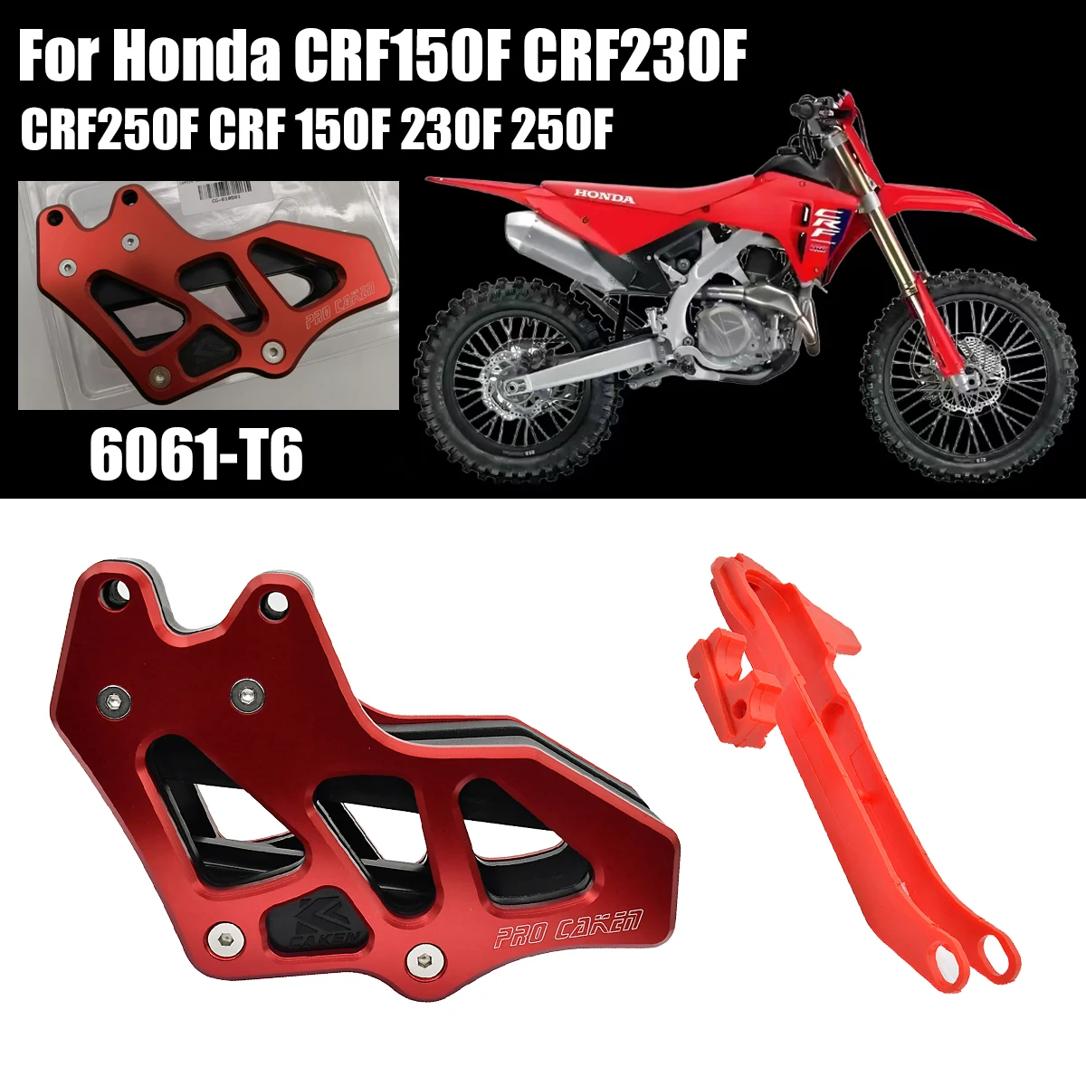 

Motorcycle CNC Aluminum Chain Guide Guard Protector For Honda CRF250L CRF250M CRF300L RALLY CRF125F CRF230F CRF250F Universal