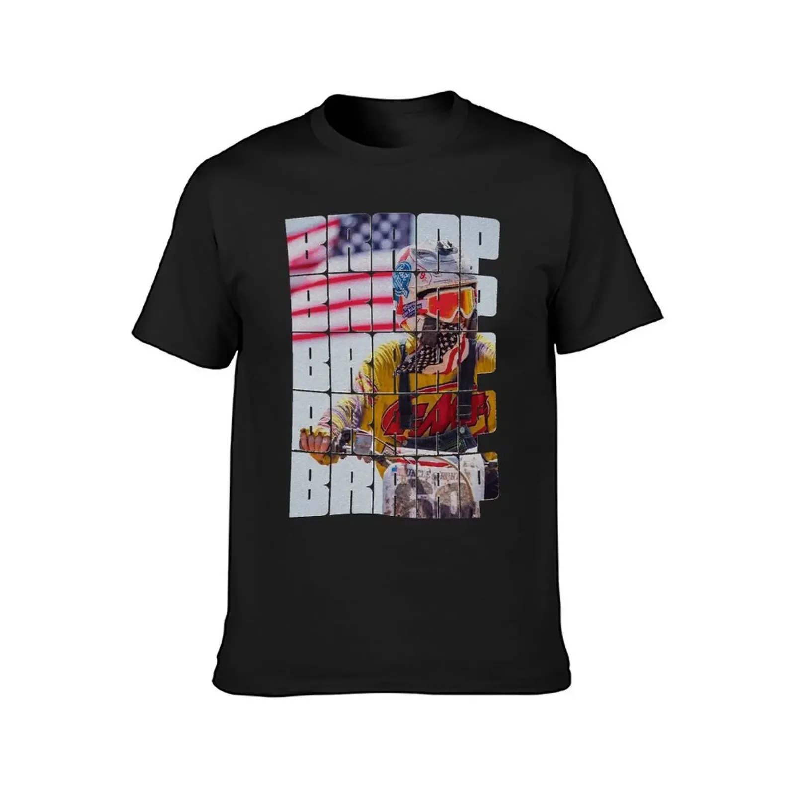 Ronnie Mac - BRAP BRAAP BRAAAP Send It - Motocross Fan Art T-Shirt blacks oversized graphic tee shirts men