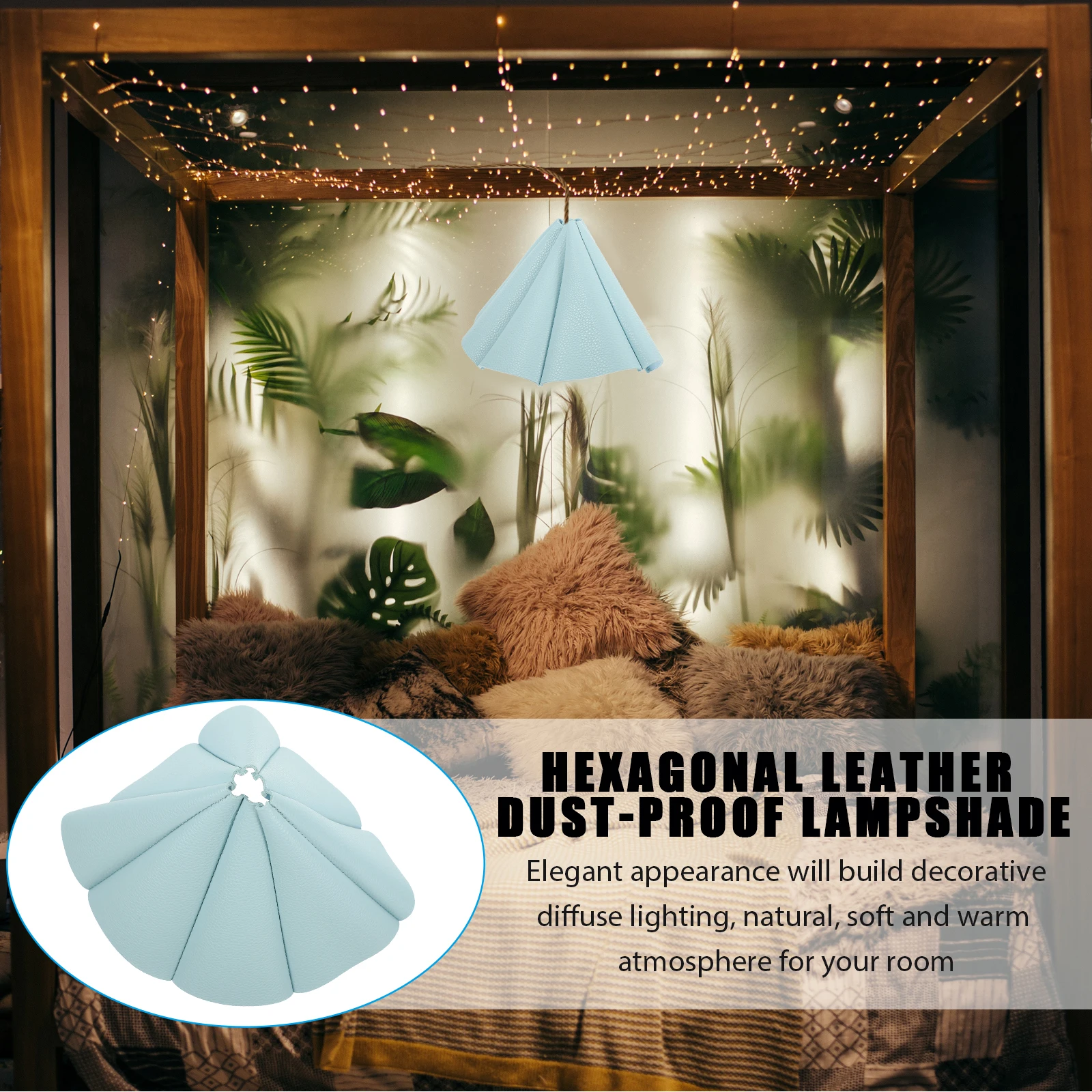 

Lampshade Beige Small Retro Lamp Shades for Table Desk Warm Atmosphere Easy Install Dust Protection Practical Use