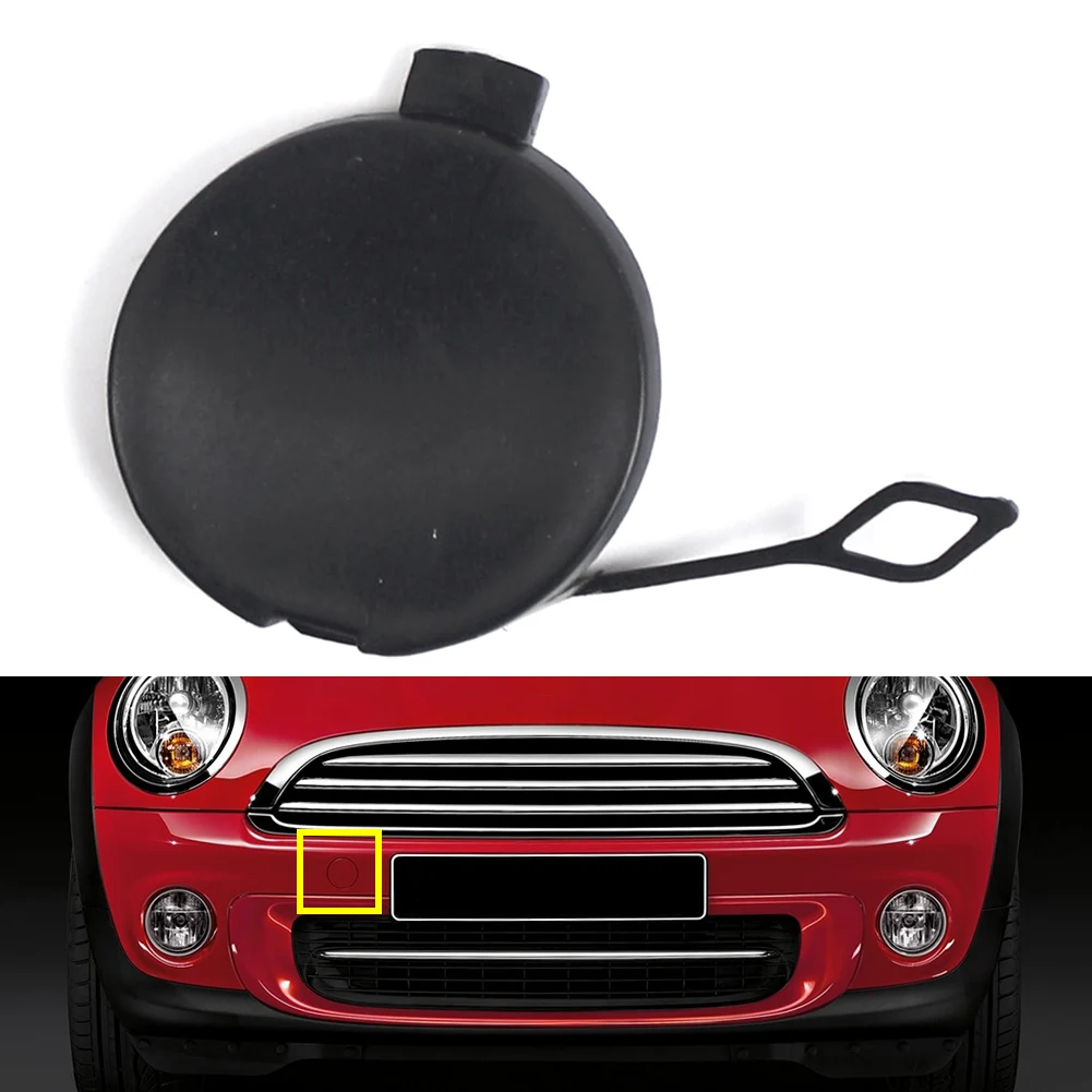 Car Front Bumper ABS Plastic Tailer Tow Hook Eye Cover For BMW Mini Cooper R50 R52 R53 R55 R56 R57 51117268745, 51121177907