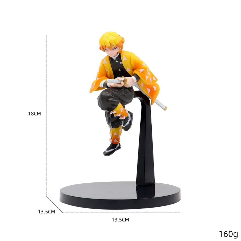 Demon Slayer Kimetsu No Yaiba Actionfiguren-Set - Kamado Tanjirou Nezuko Agatsuma Zenitsu PVC Krieger-Modelle für Sammler – Detail 4