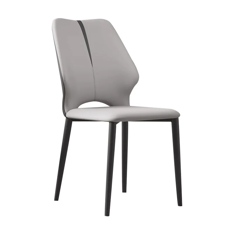 Modern Minimalist Dining Table & Chai Set Italian Inspired Dining Chairs for Home Kitchen Hotel Cafe Reception Meeting Room