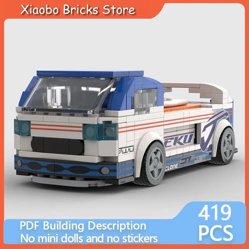 

City Speed Championer Model MOC Building Bricks Windwheel Sports Car Modular Technology Gift Holiday Assemble Children Toys Suit