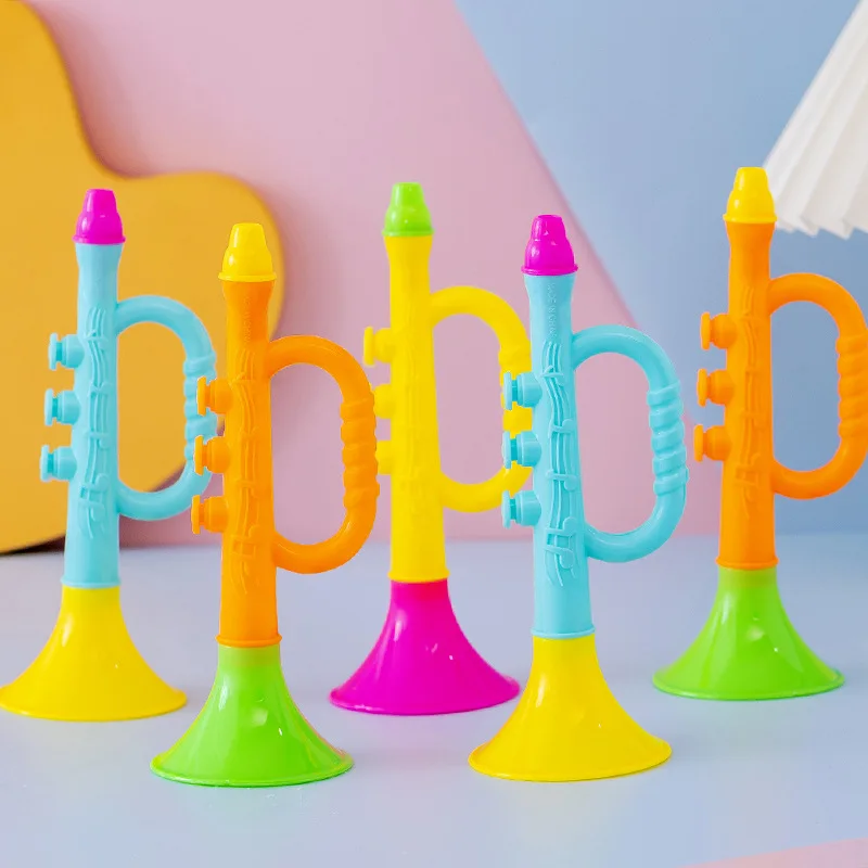 

Mini Baby Music Toys Early Montessori Education ToyColorful Baby Music Toys Musical Instruments for Kids Trumpet Random Color