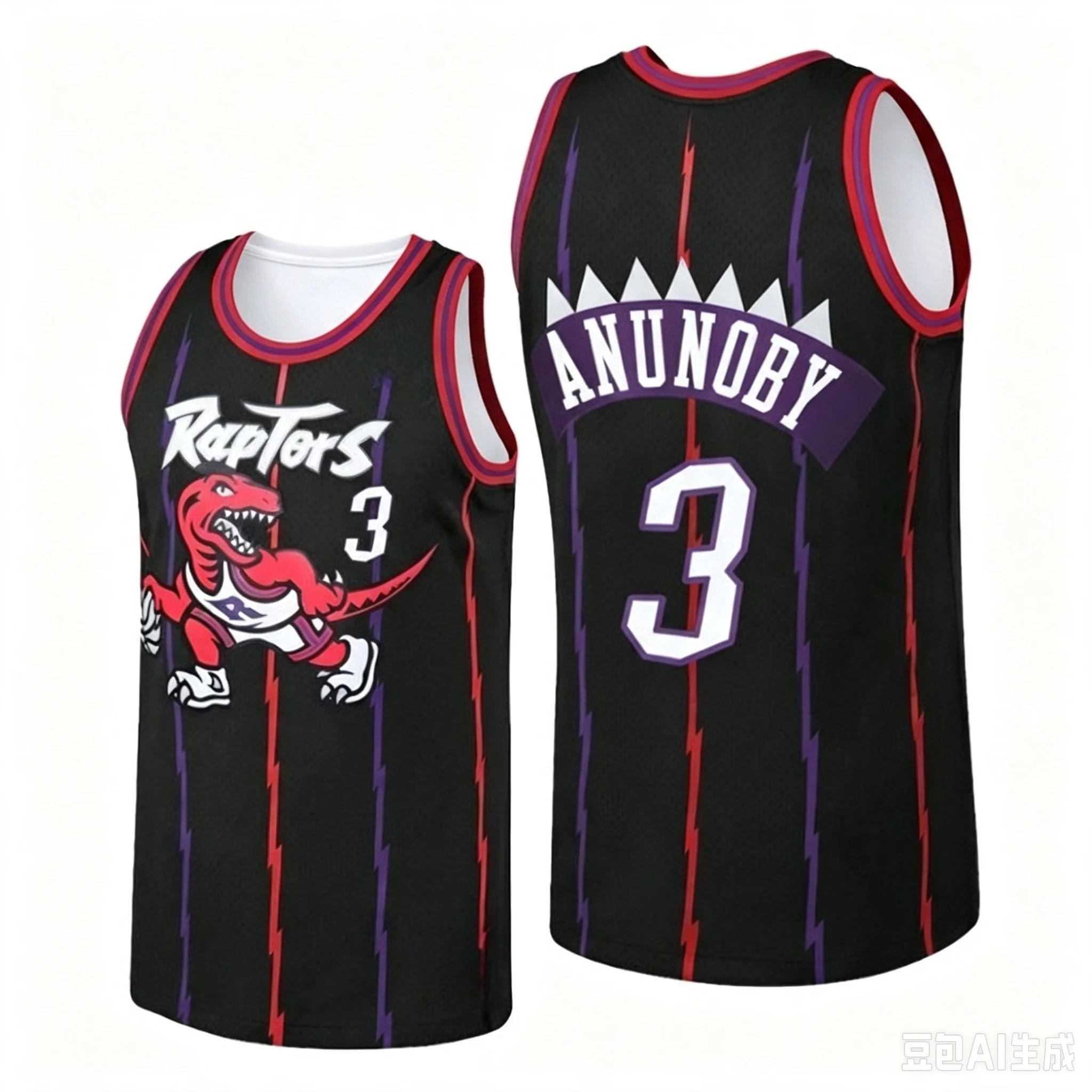 Retro Vince Carter 3D-gedrucktes Basketballtrikot für Herren, Sommer-Sport-Komfortweste, atmungsaktiv, schnelltrocknend, Streetwear-Kleidung – Detail 8