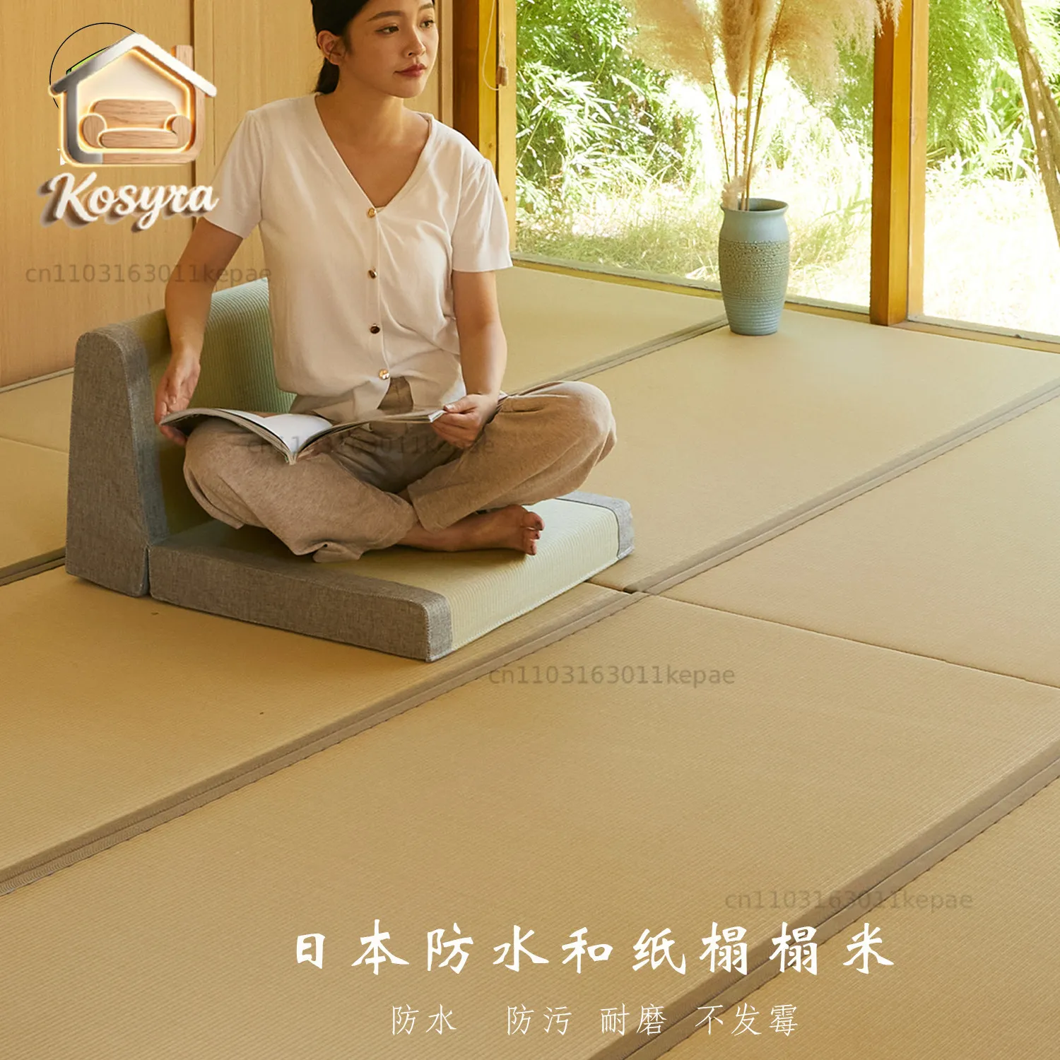Tatami mat Japanese floor mat Natural jute antibacterial anti-mite waterproof mattress can be customized