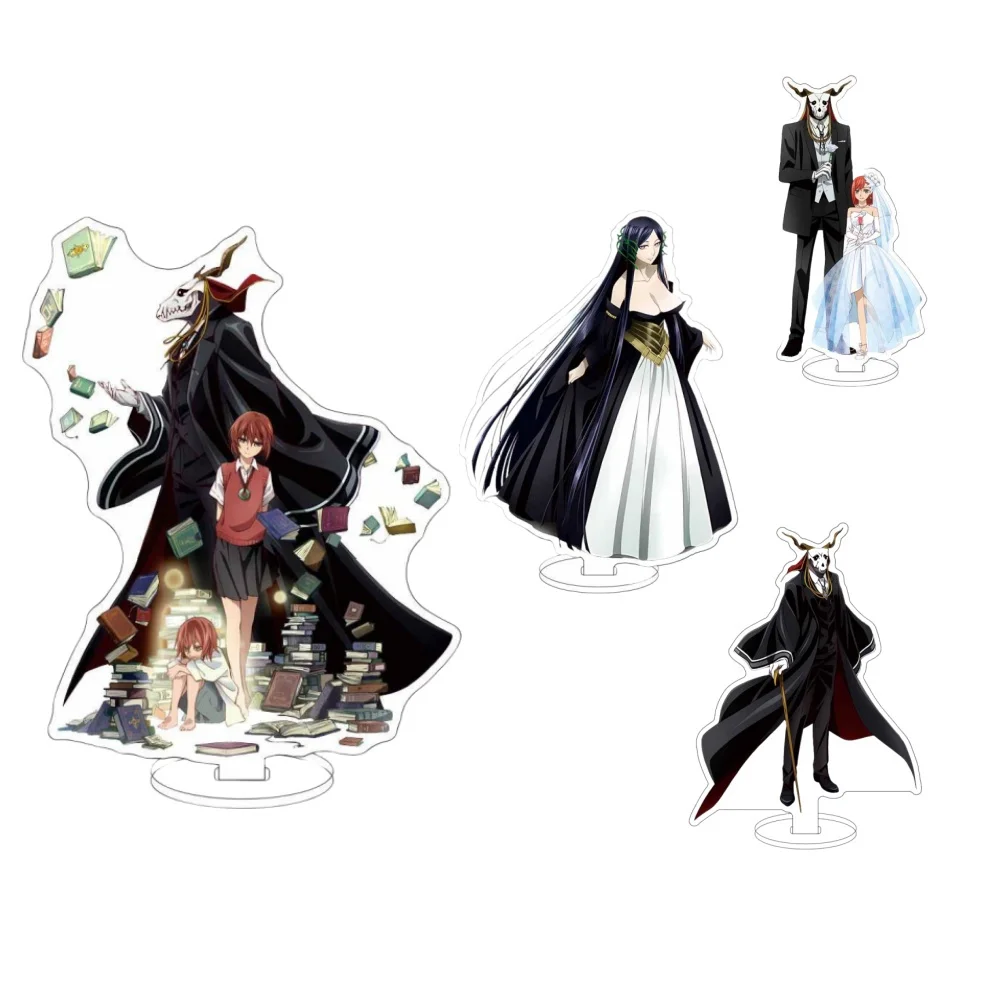 27 pçs anime o antigo magus noiva acrílico suporte modelo cosplay charme personagens ornamento acessórios bens coleção presentes