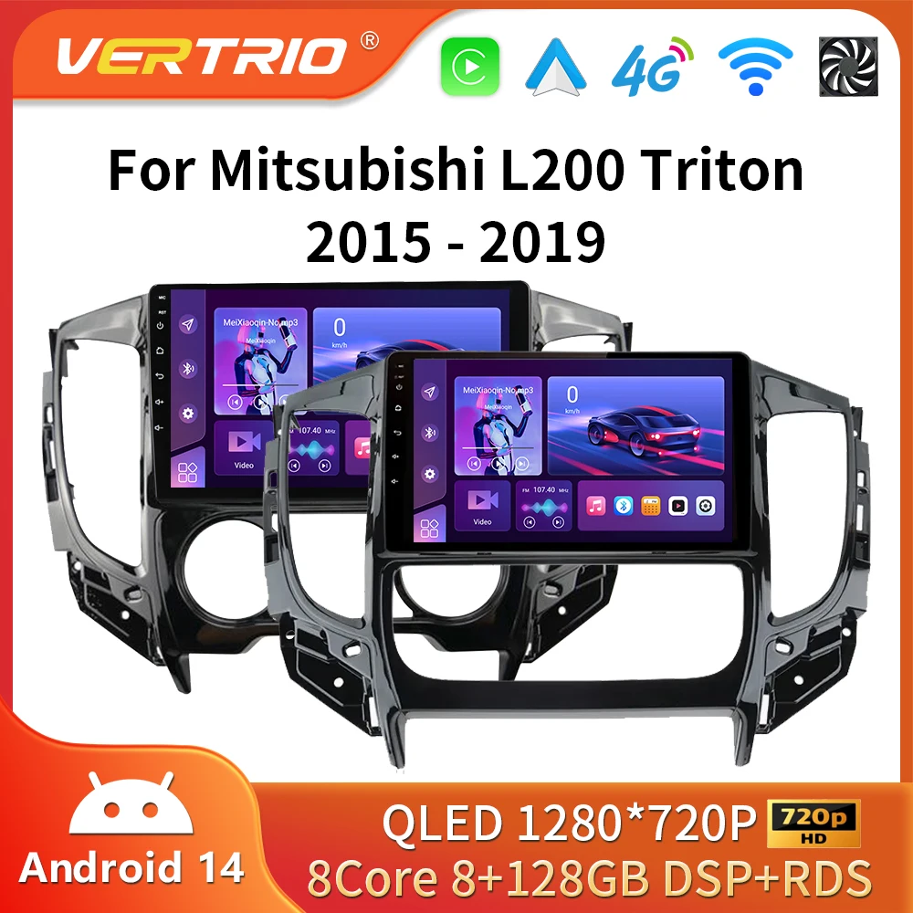 Android Auto Carplay For Mitsubishi Pajero Sport L200 5 Triton 3 2015 2016 2017 2018 2019 Car Radio GPS Multimedia Video Player