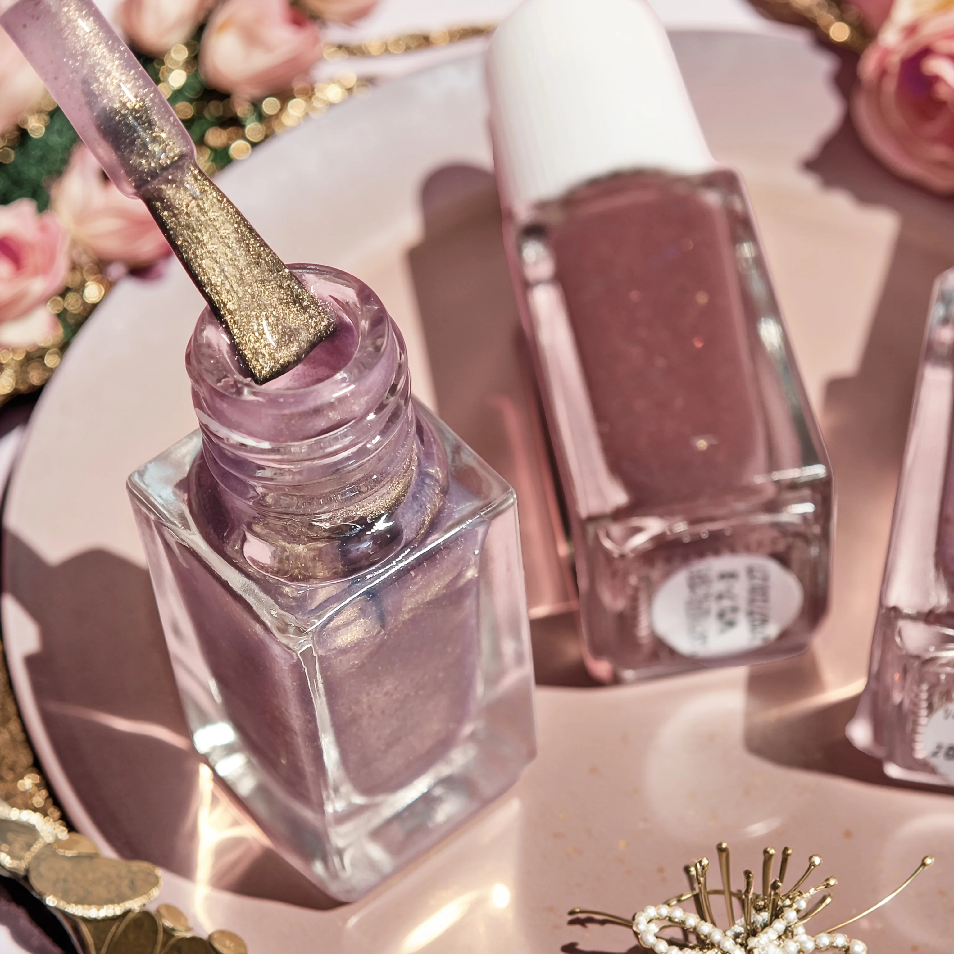 v17 مصنوع من ماليزيا، مصنوع من الجل، لفن الأظافر 3 زجاجات #5