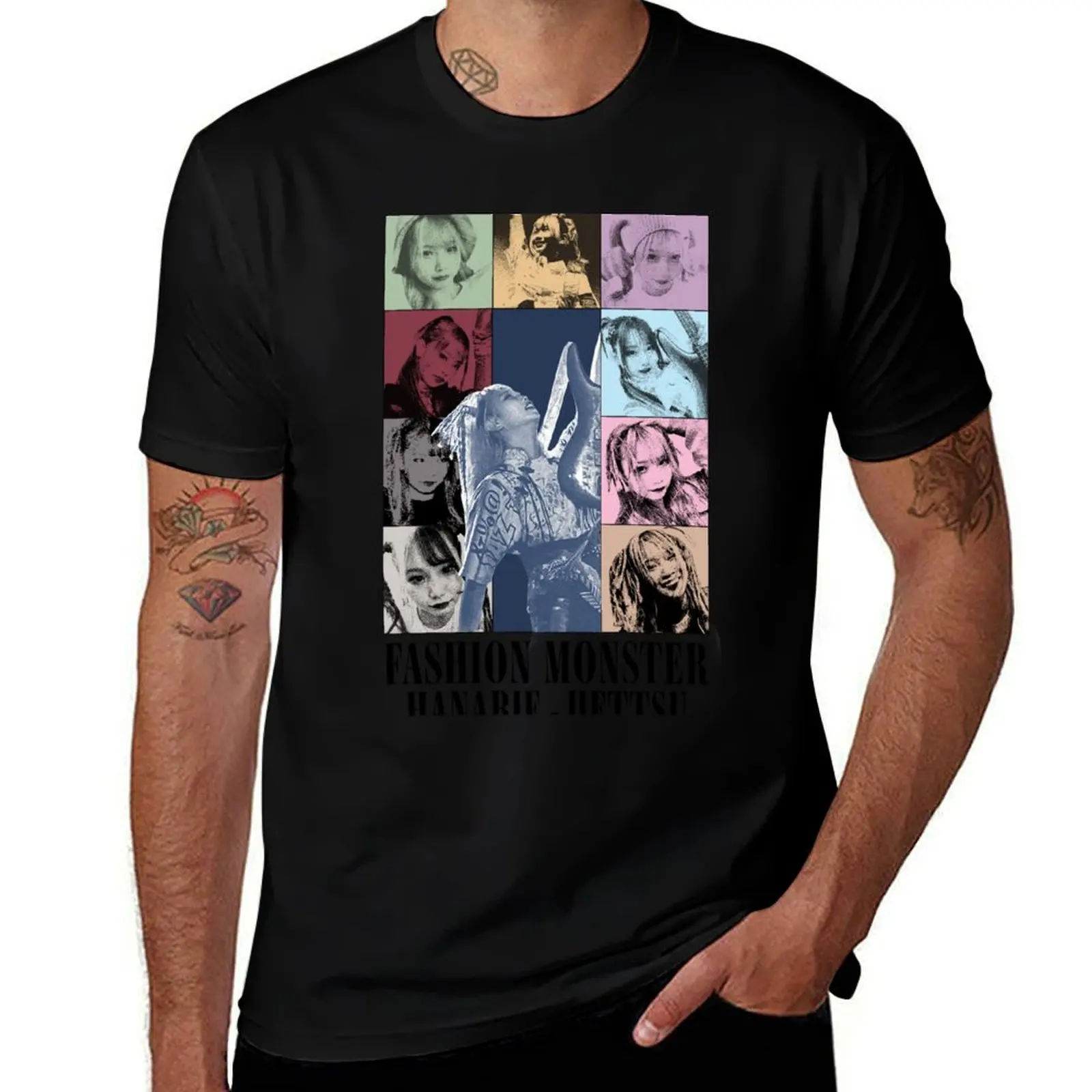 HANABIE - HETTSU Essential TShirt Футболка для повседневной носки, базовый топ с коротким рукавом