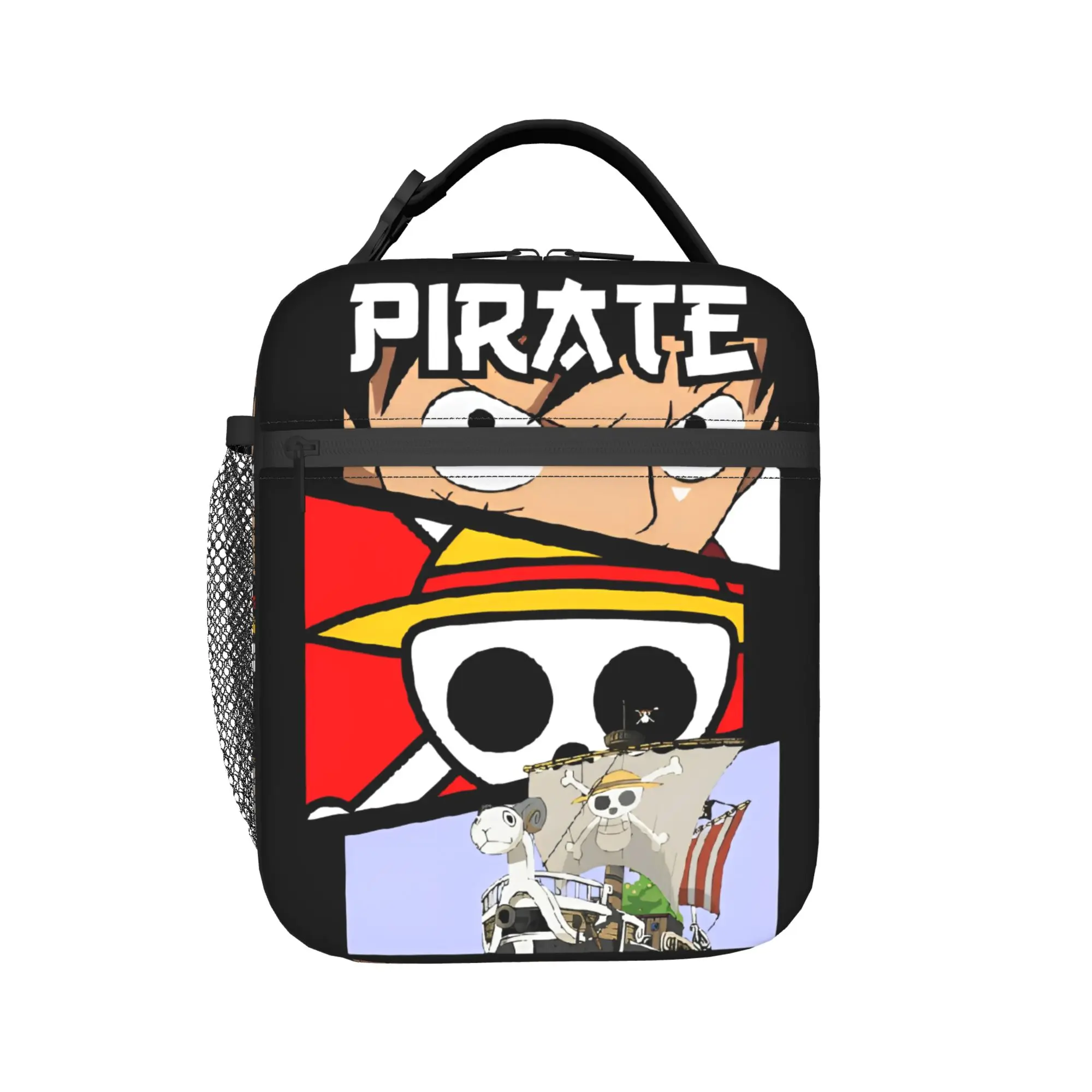 

luffys o-one-piece-e zoro Merch Insulated Lunch Bag For School Storage Food Boxes Leakproof Cooler Thermal Lunch Boxes