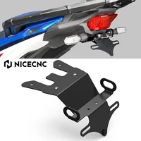 NICECNC para Honda Africa Twin CRF1100 /Adventure Sports 2020-2025 2024 soporte para matrícula Kit eliminador de guardabarros limpio trasero LED