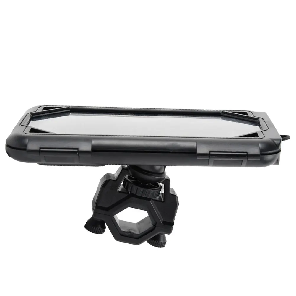 

Weather Resistant Phone Holder Bike Motorbike Bracket H Support Metal ABS Silicone Adjustable Outdoor Waterproof Fits