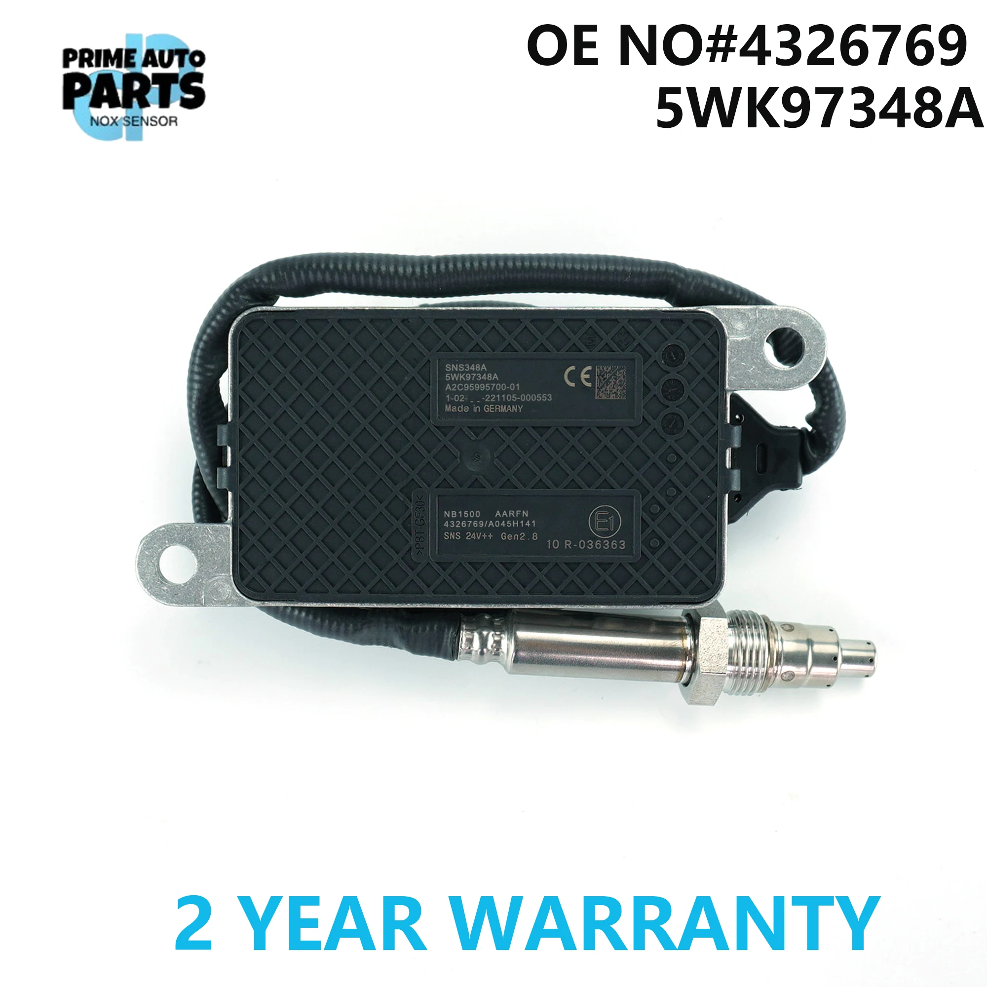 

5WK9 7348A 5WK97348A 4326769 Nitrogen Oxide Sensor For DAF For Cummins CF XF F7 Truck 24V