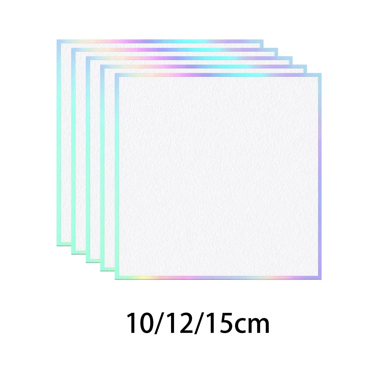 5 Japanese Shikishi Boards, Square Washi Paper, Boards for, Markers