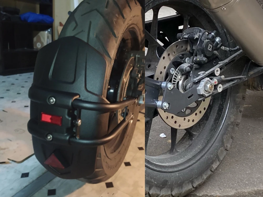 Für Husqvarna Svartpilen 125 200 250 401 701 Motorradzubehör Hinterer Kotflügel Spritzschutz Hinterrad-Schmutzfänger Abdeckung – Detail 2