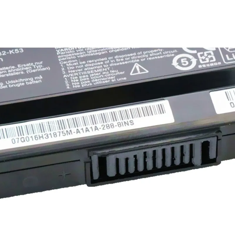 Imagem -04 - Bateria do Portátil para Asus A32-k53 K43 K43e K43j K43s K43sv K53 K53e K53f K53j K53s K53sv A43 A53s A53sv A41-k53 10.8v 5200mah