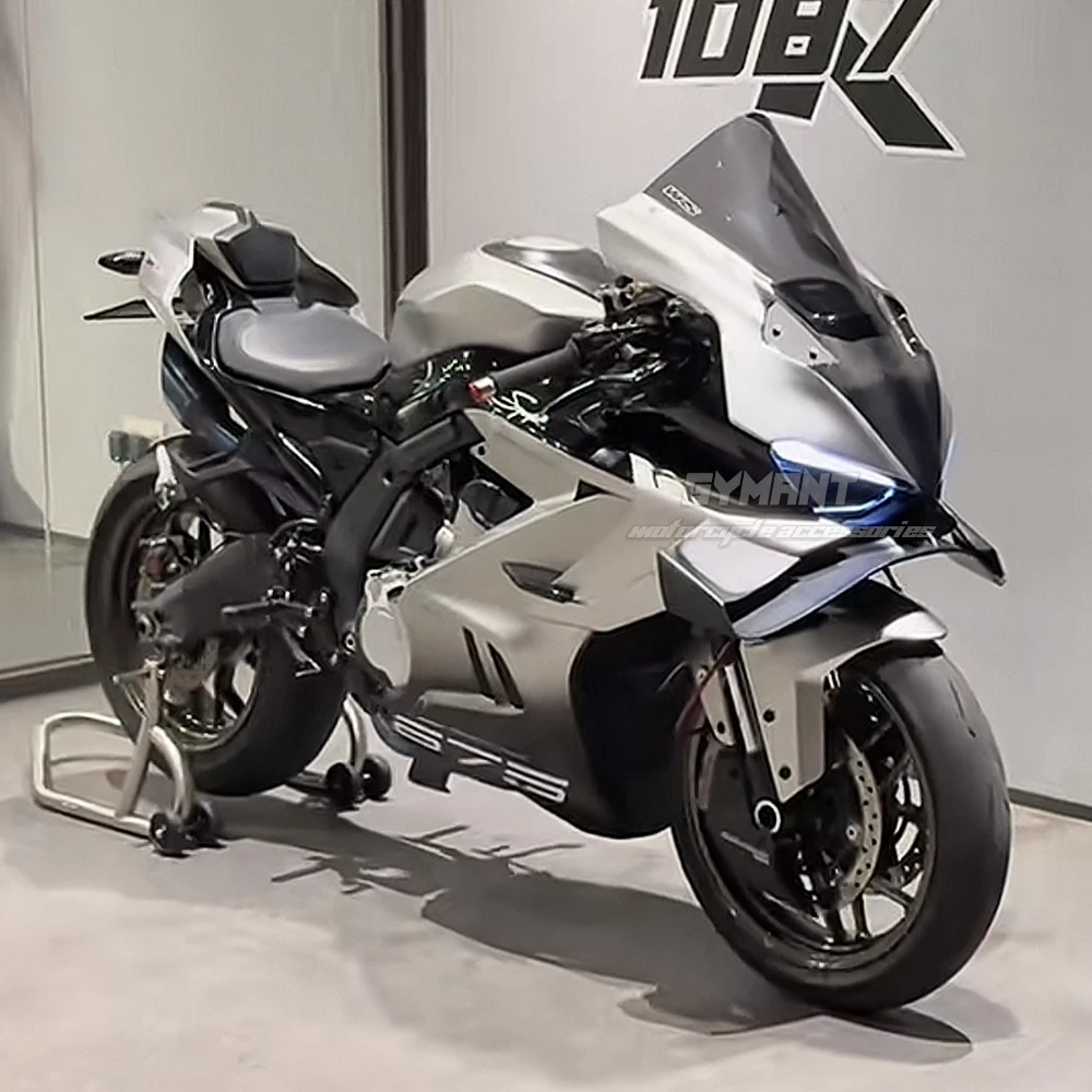 جديد الجبهة سبويلر وينجليت الهوائية الجناح عدة سبويلر GP الجناح ل CFMOTO 675SR 675SR-R 2024 + دراجة نارية الملحقات