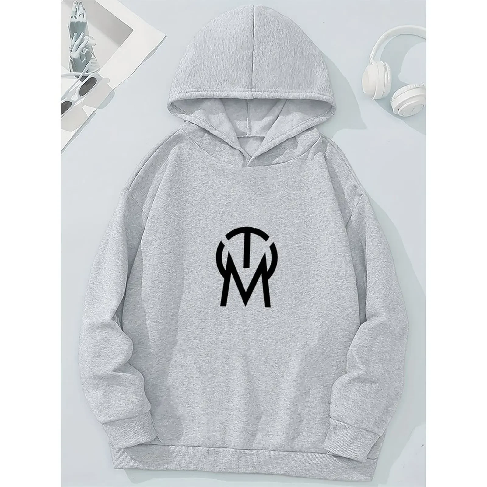 Autumn Winter Hoodie For Daily Use Women Sweater Casual Pullover Black Women Hoodie Casual Style Autumn Winter Wear