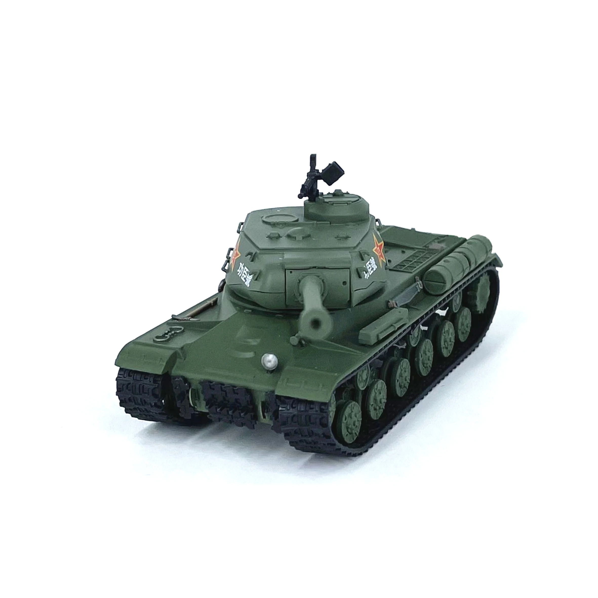 1: 72 Soviet IS-2 Tank Model, Chinese Parade Painting Static Collection Model of Alloy Finished Products