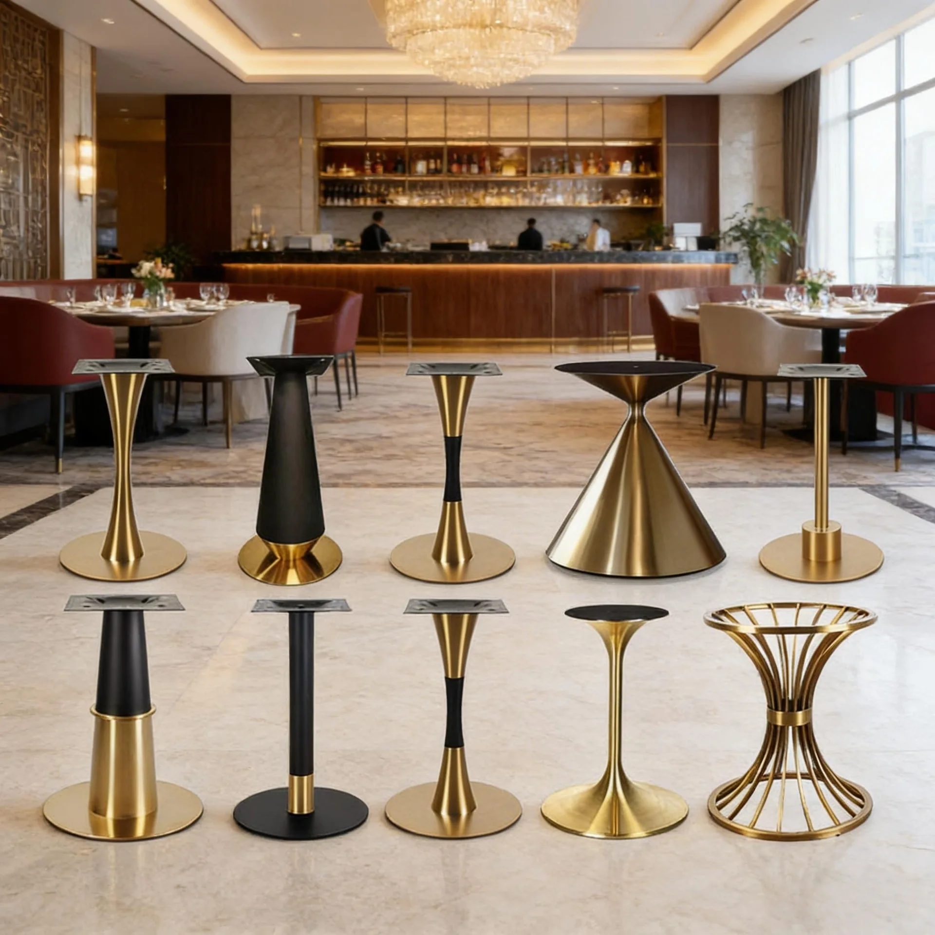 commercial-light-luxury-gold-plated-legs-bracket-dining-table-legs-commercial-dining-table-feet-stainless-steel-gold-plated